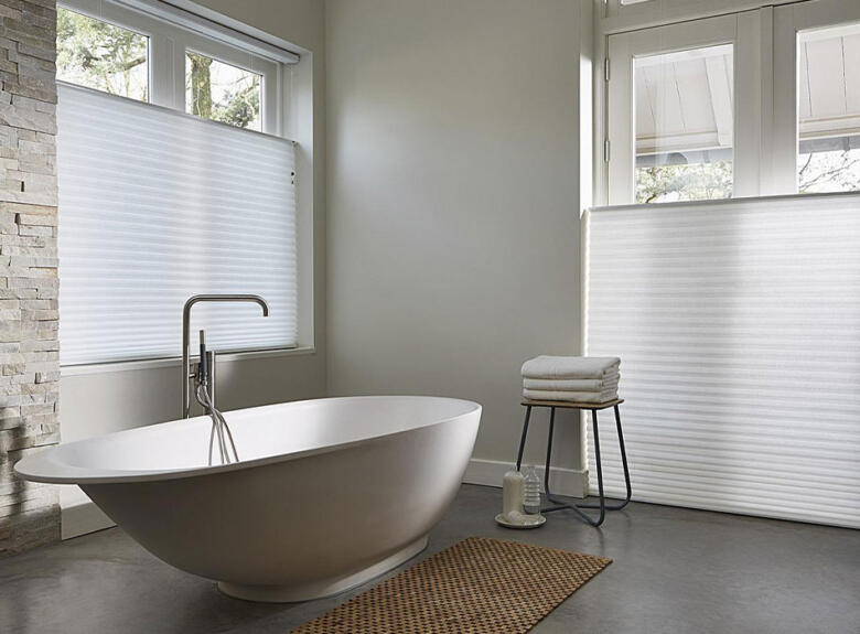 Honeycomb blinds installed by Victoria Blinds Geelong