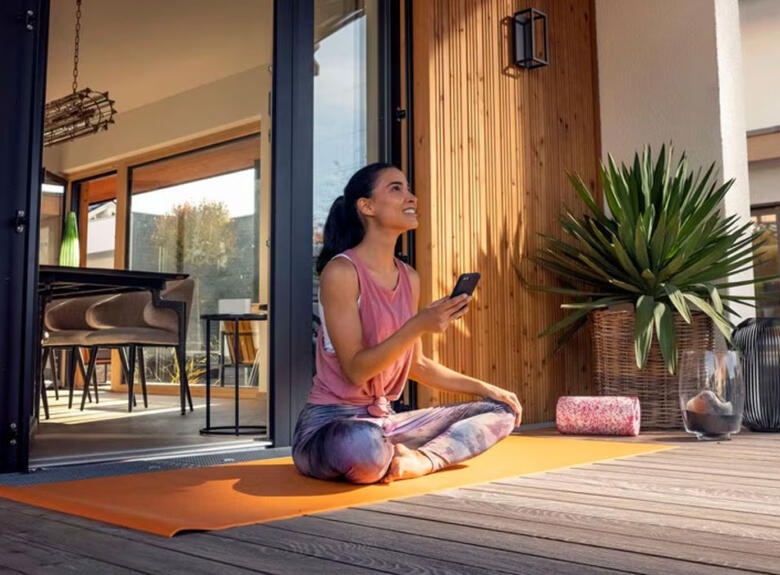Somfy motorisation for outdoor blinds